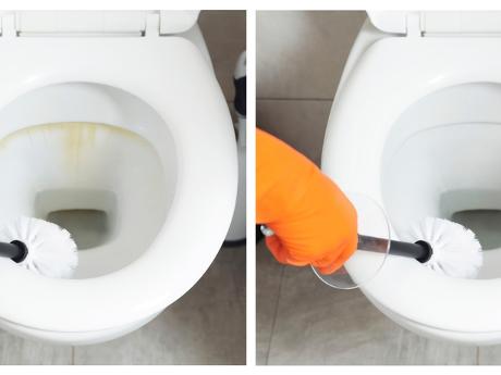 Tips om kalkaanslag van het toilet te verwijderen