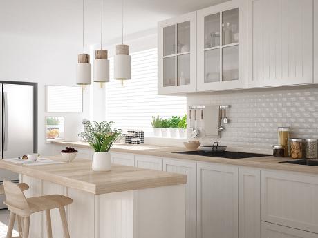 Witte keuken: elegantie die zichzelf kan transformeren